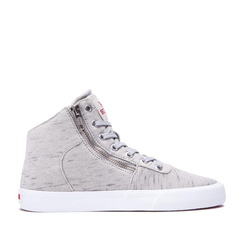 Zapatillas Altas Supra Argentina Mujer - CUTTLER Gris Claro (LFAUO-8690)